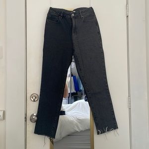 Pacsun colorblock mom jean